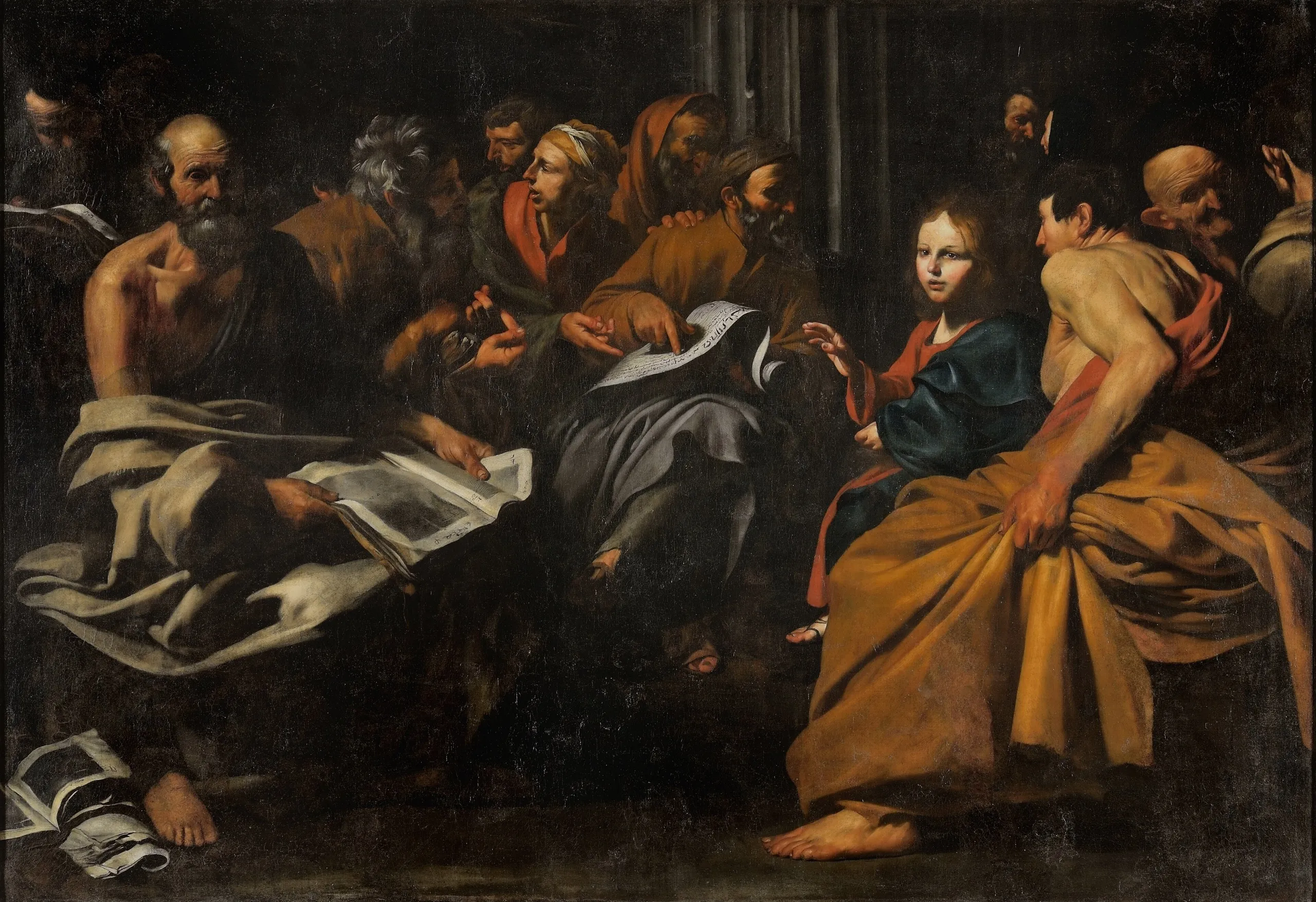 Jusepe de Ribera, Gesù tra i dottori