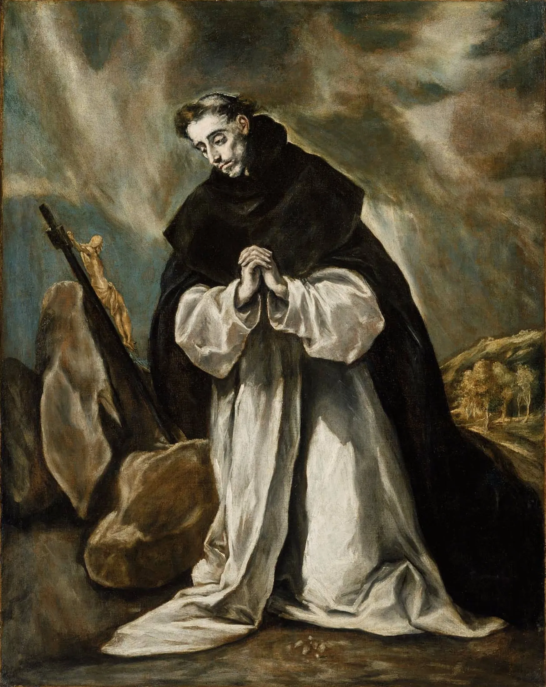 El Greco, San Domenico in preghiera